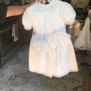 Vintage Communion Dress Vintage size 7 Kids